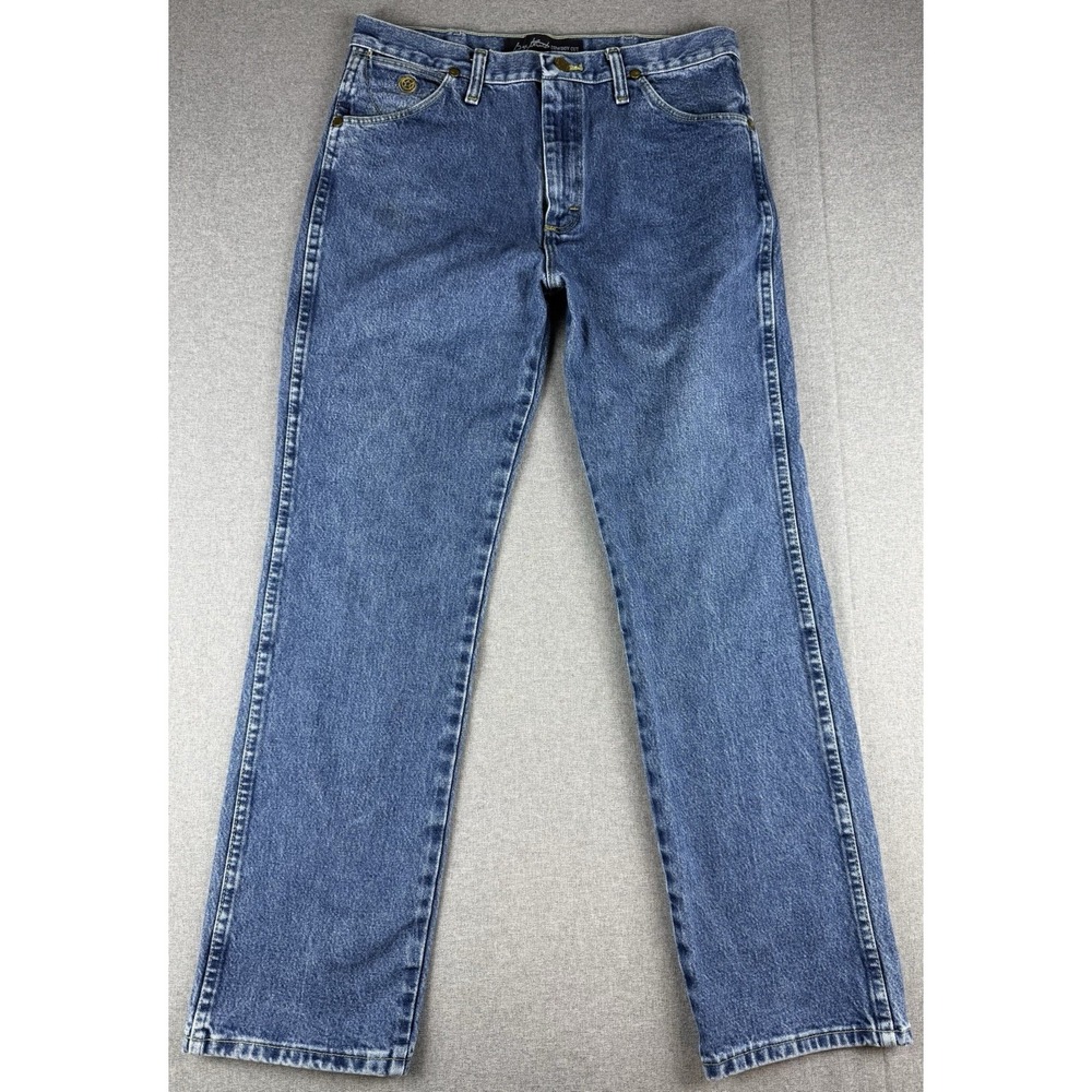 Wrangler George Strait Cowboy Cut Jeans Mens 32x30 Medium Wash Western